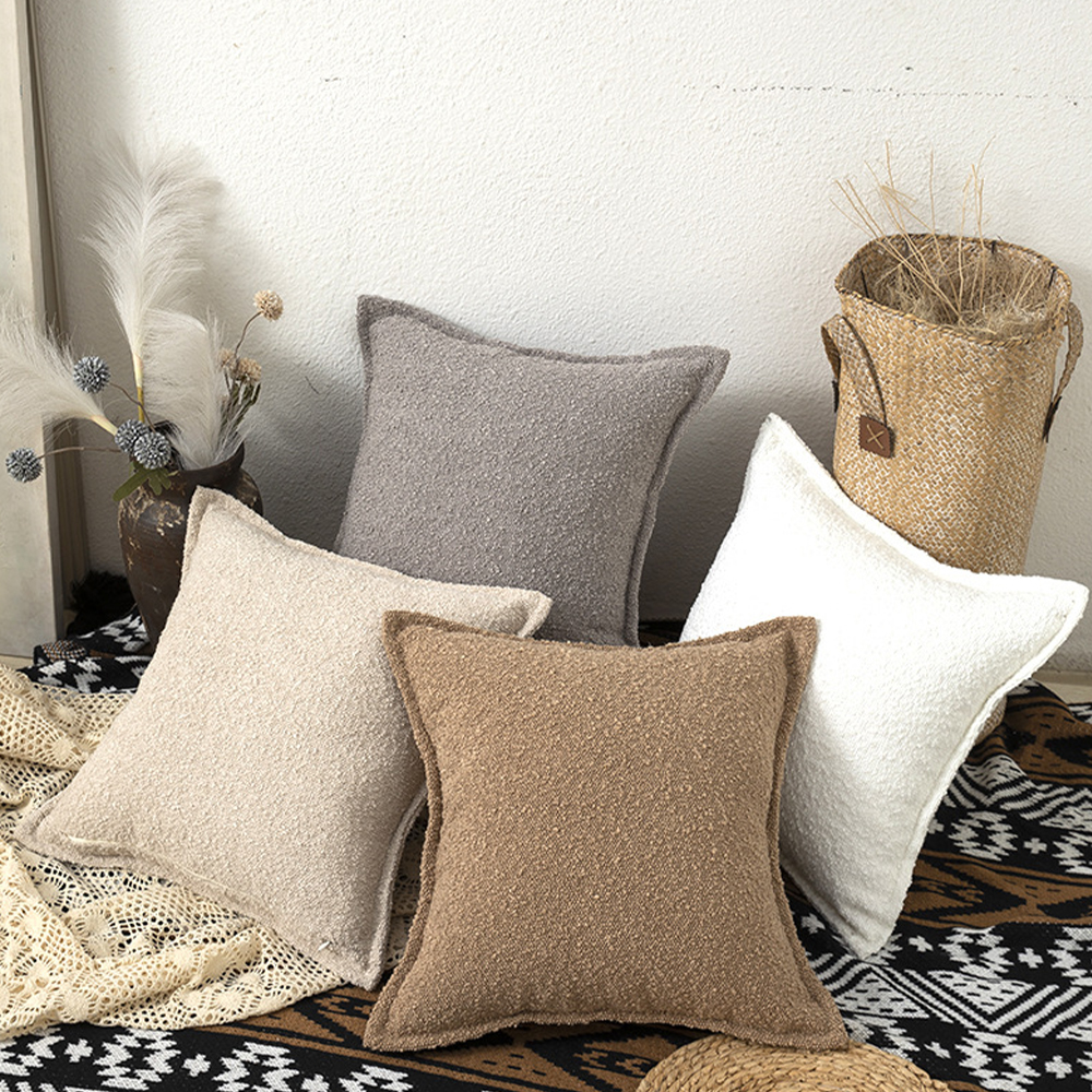 Cuscino decorativo Bouclé Sherpa